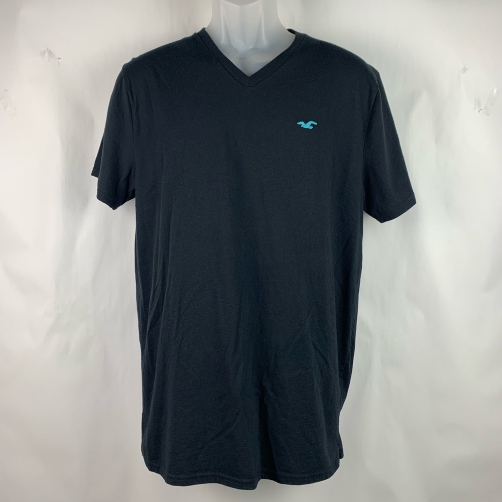 Hollister Men’s Black tee-Shirt Large